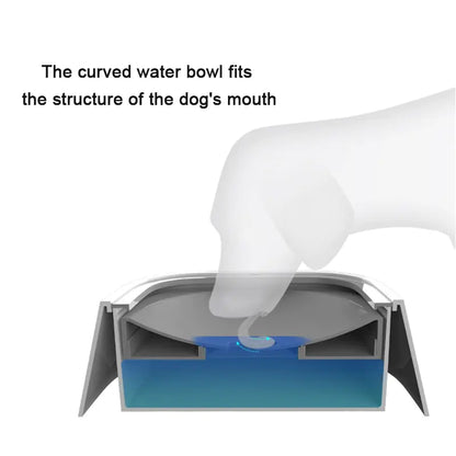 HydroPaws+ Anti-Spill Pet Water Bowl - Floating Design for Effortless Drinking