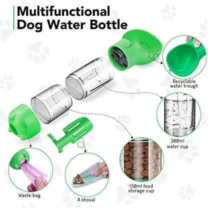 ThirstQuencher PupPorter - Leakproof Portable Dog Water Bottle for On-the-Go Hydration