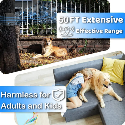 SilentGuard Pro - Advanced Ultrasonic Bark Control Device for Peaceful Homes