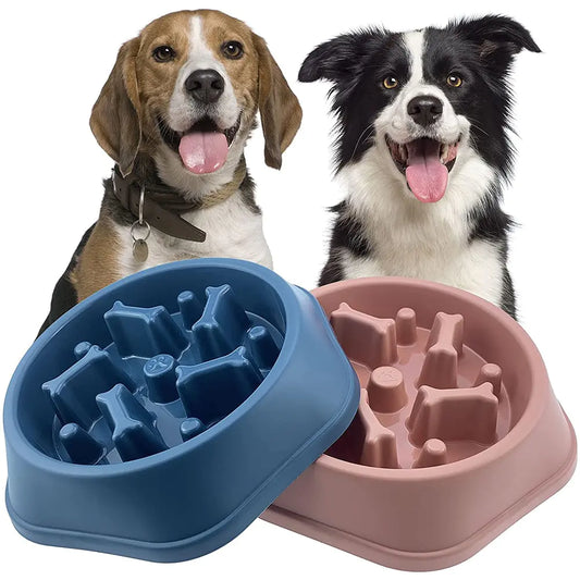 BoneAppetit Max-Slow: Innovative Bone-Shaped Slow Feeder Bowl for Pets